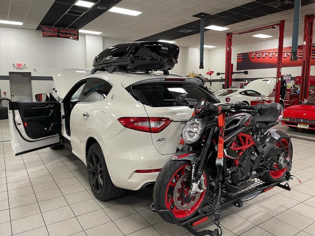 Can my vehicle haul my motorcycle?