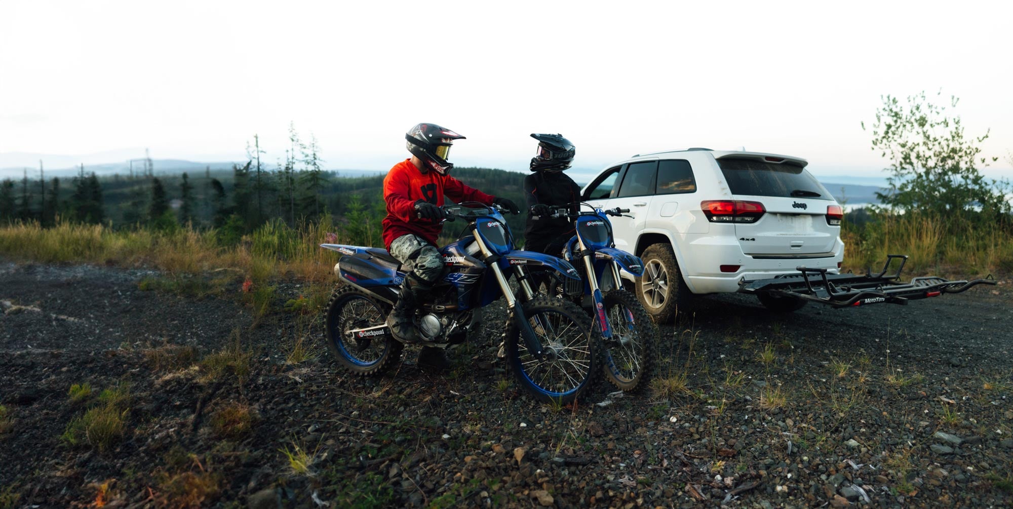 Dual Motorcycle Hitch Carriers