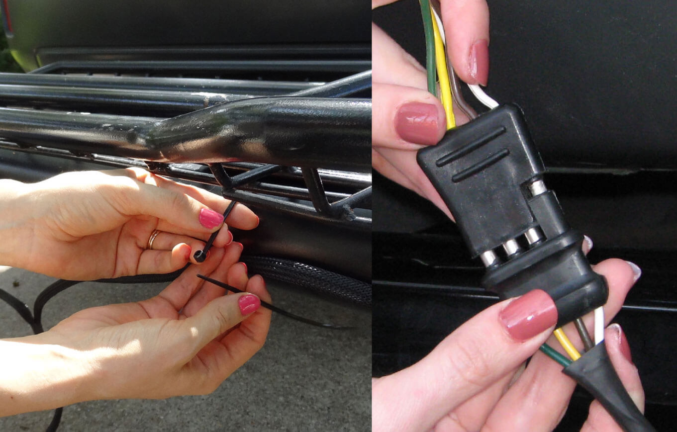 LED Light Kit connection to Hitch Carrier