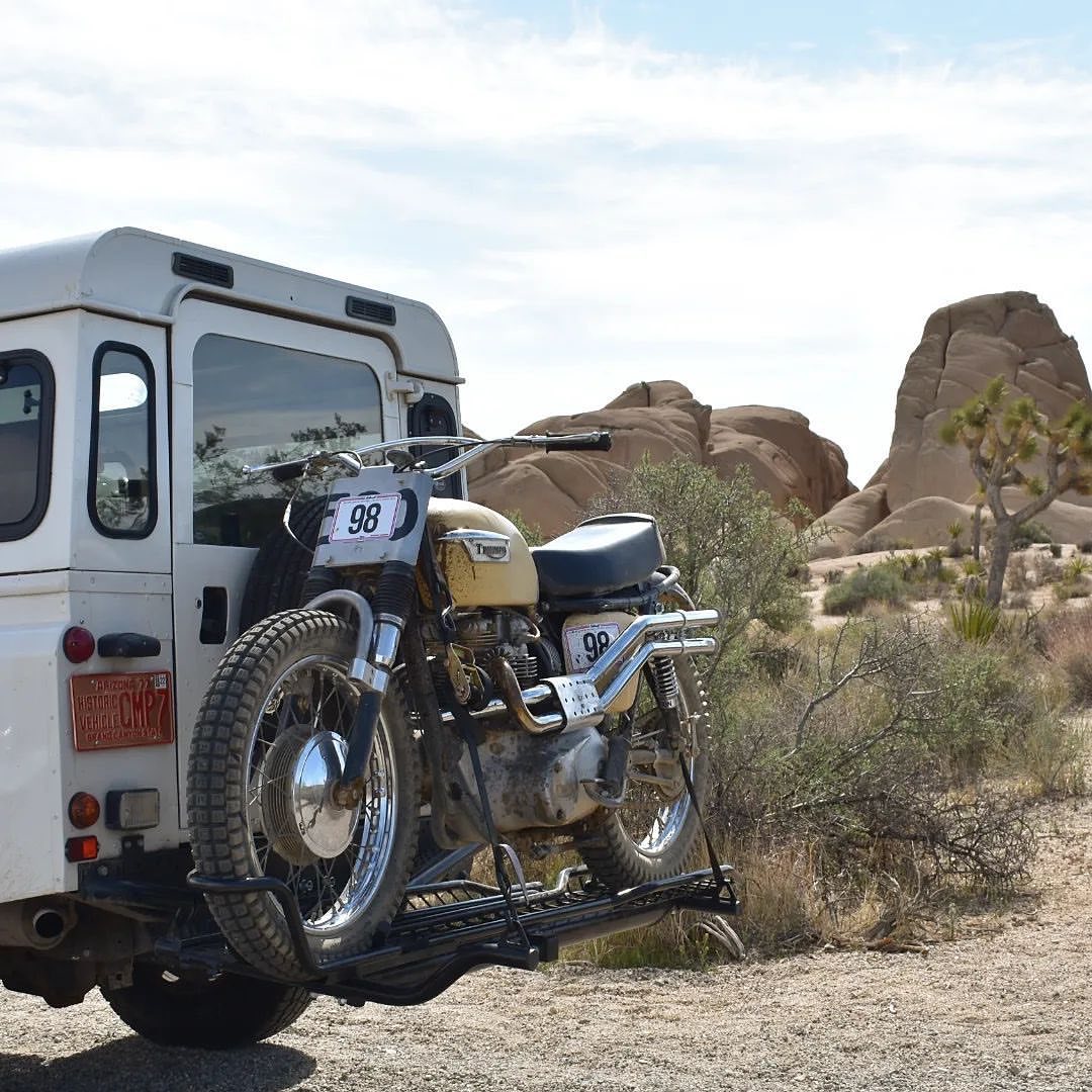 Universal Motorcycle Tie Down Bundle in Joshua Tree, CA