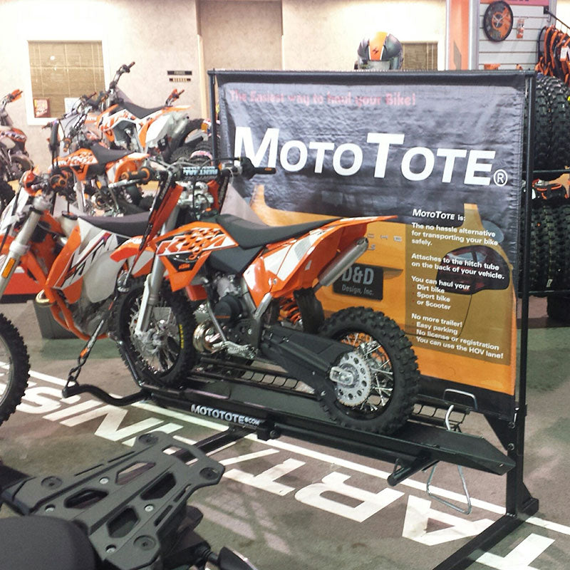 Vinyl Banner for MotoTote Display Unit