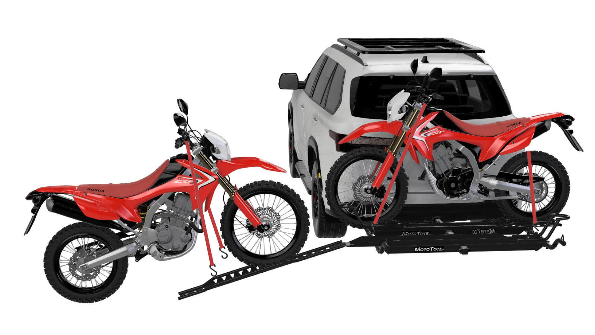 Dual Motorcycle Carrier Installation - Loading