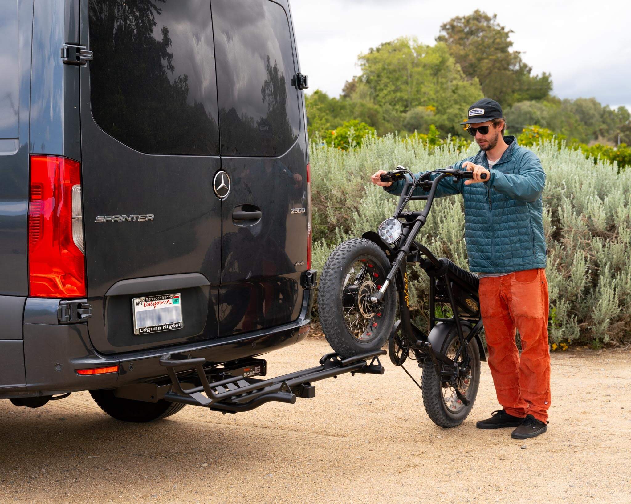 MotoTote Mini - Electric Bike Rack Loading Process