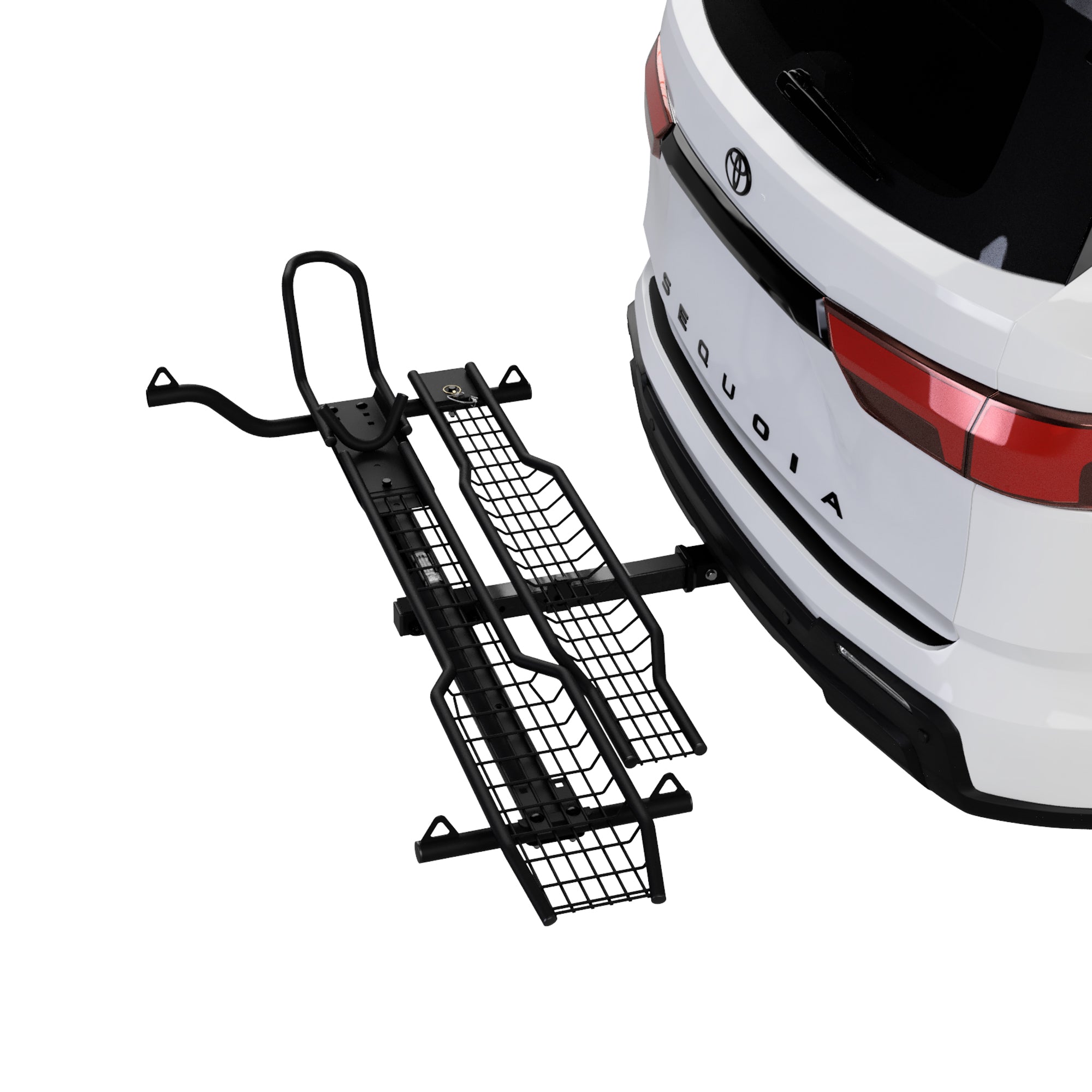 MotoTote Sport Single Steel Motorcycle Hitch Carrier (600 lbs