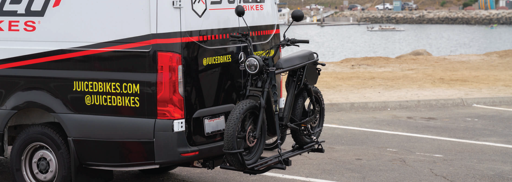 Juiced Bikes Scrambler Bike Rack for Electric Bikes on a Sprinter Van