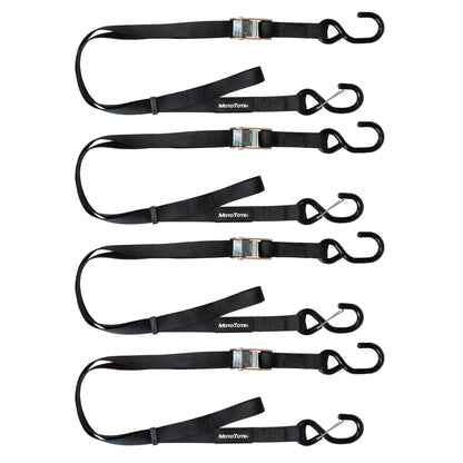 Cam Buckle Tie Downs - 4 Pack