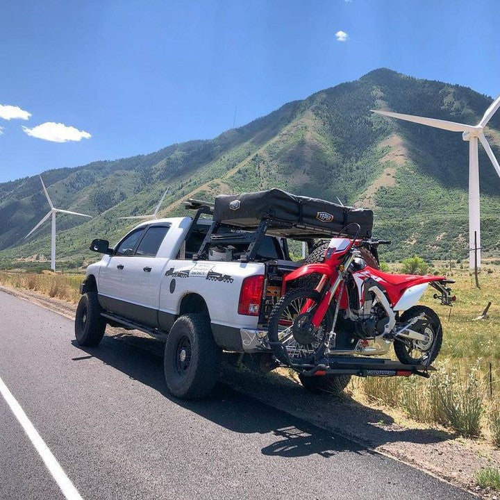 Dirt bike roof discount rack