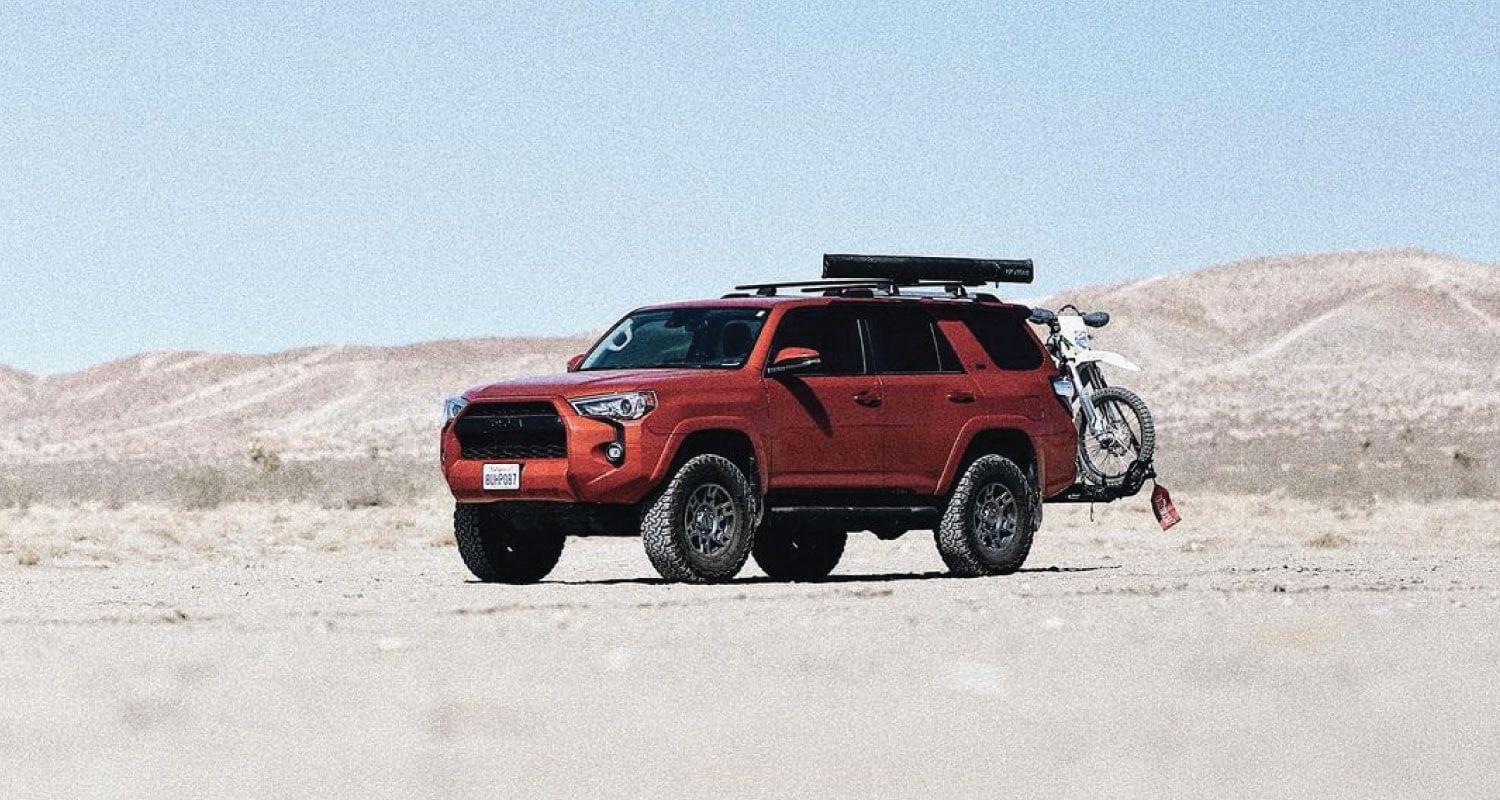 Motorcycle Hitch Carrier on a Toyota 4 Runner