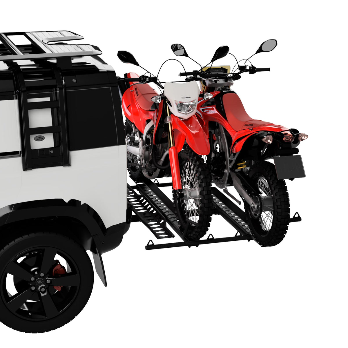 MotoTote Max Dual - Double Steel Motorcycle Hitch Carrier (600 lbs ...