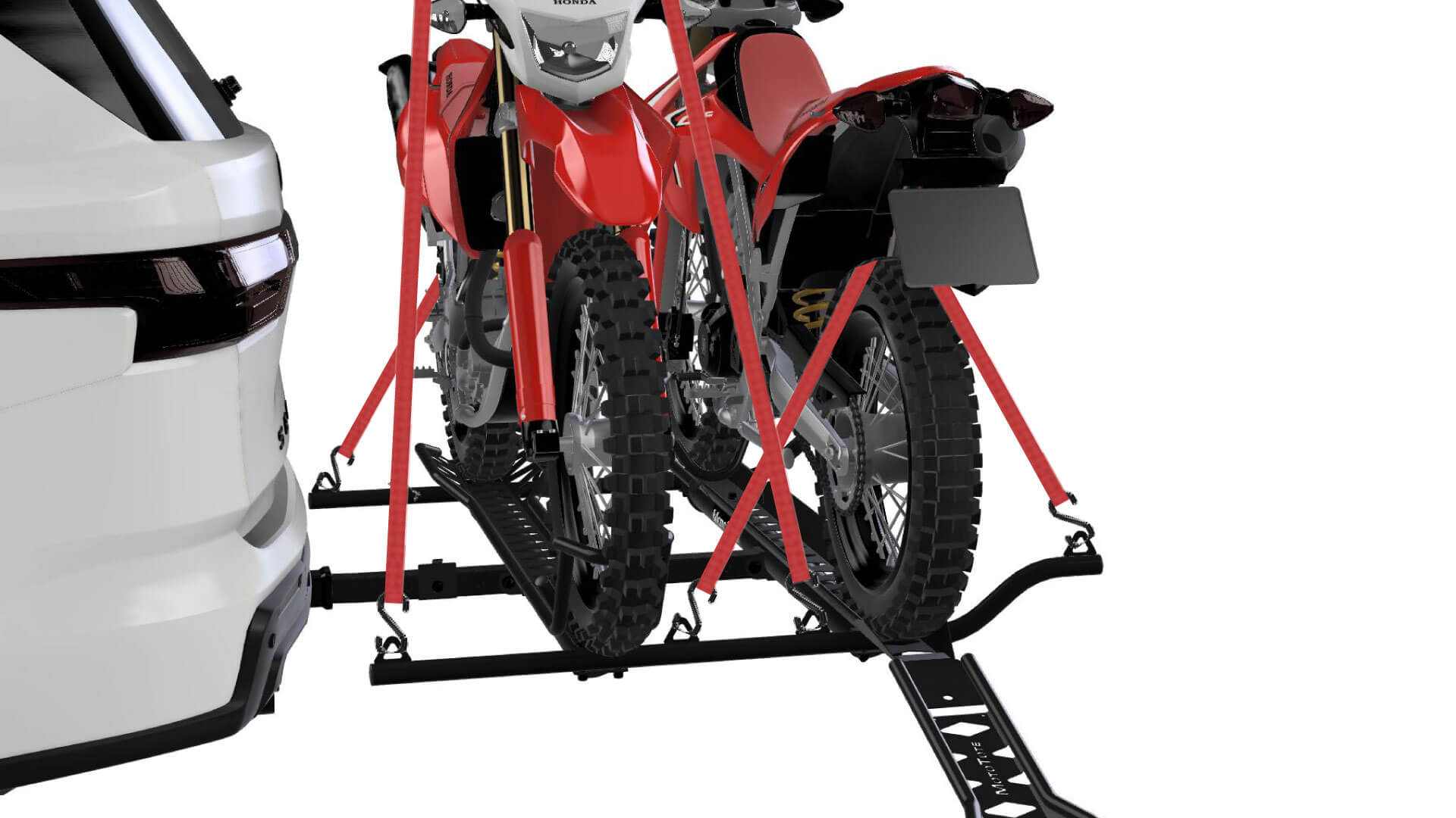 Dual Motorcycle Carrier Installation - Ramp