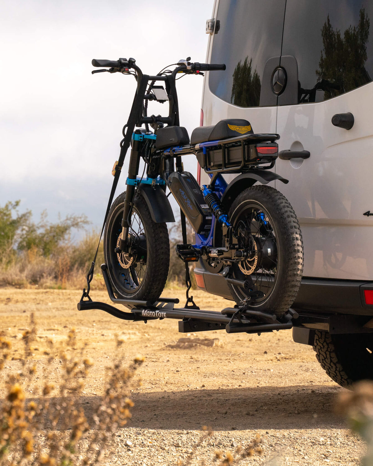 Classic Rover Mini Bike Rack MotoTote Mini & Tie Down Bundle - Bike Rack for Electric Bikes