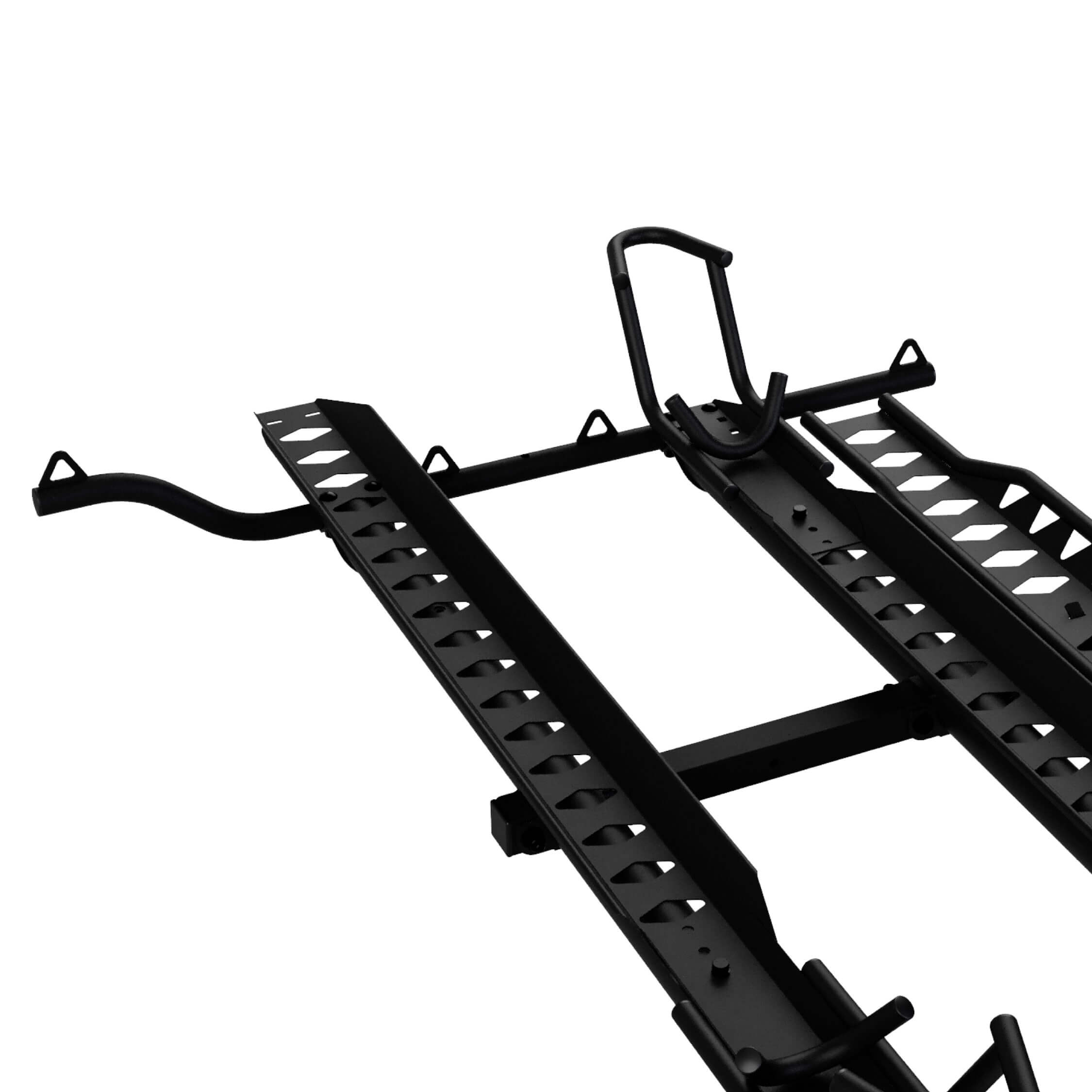 MotoTote Max Dual - Double Steel Motorcycle Hitch Carrier (600 lbs