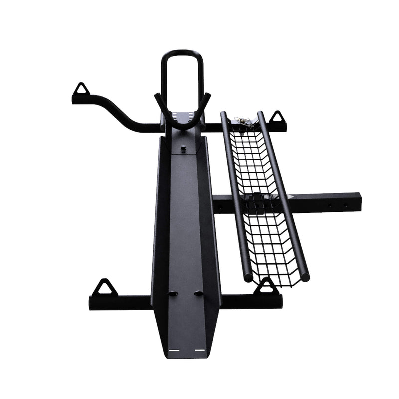 MotoTote m3 motorcycle hitch carrier front studio product view